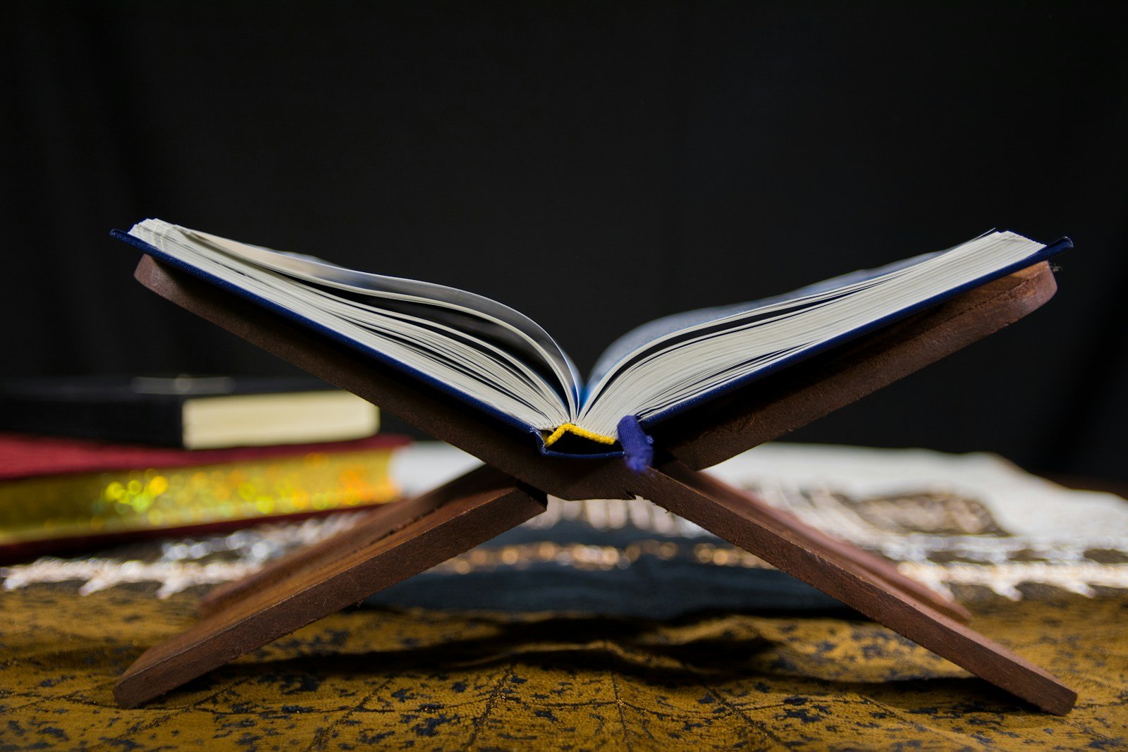 brown book on brown wooden table